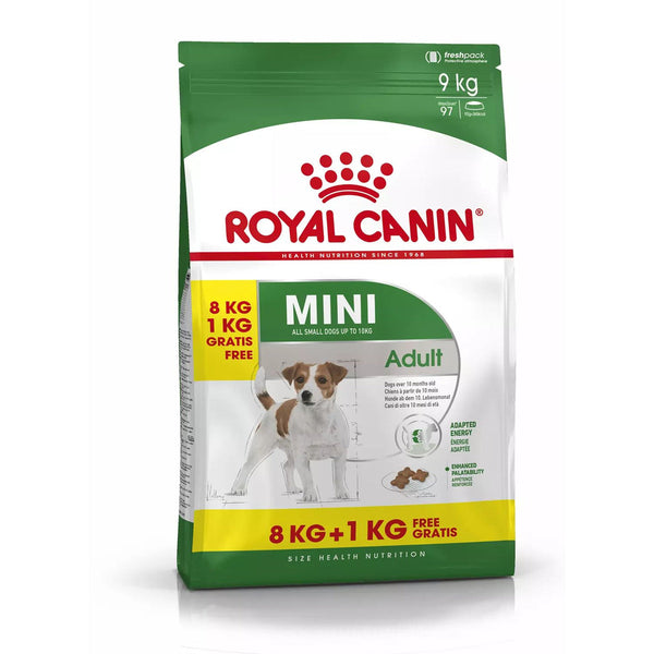 Royal Canin Size Health Nutrition Mini Adult 8+1kg Promo Bag - 1