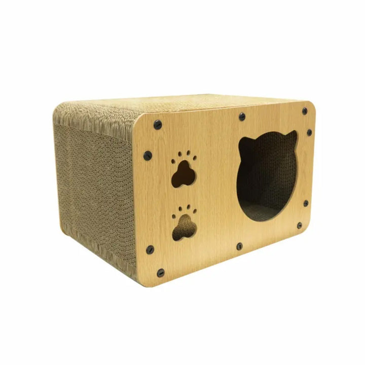 Saas Cat Scratching Board House-3