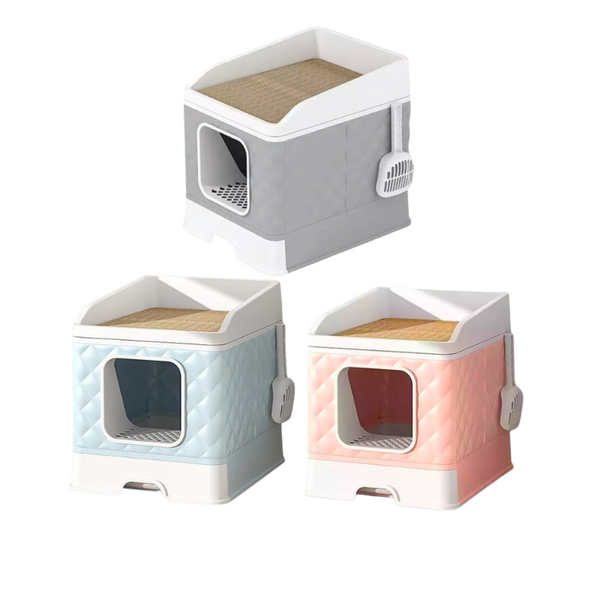 Saas Multi-Functional Closed Litter Box-1