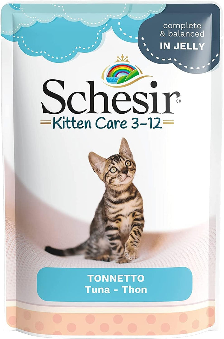  Schesir Cat Pouch Jelly Tuna For Kitten-2