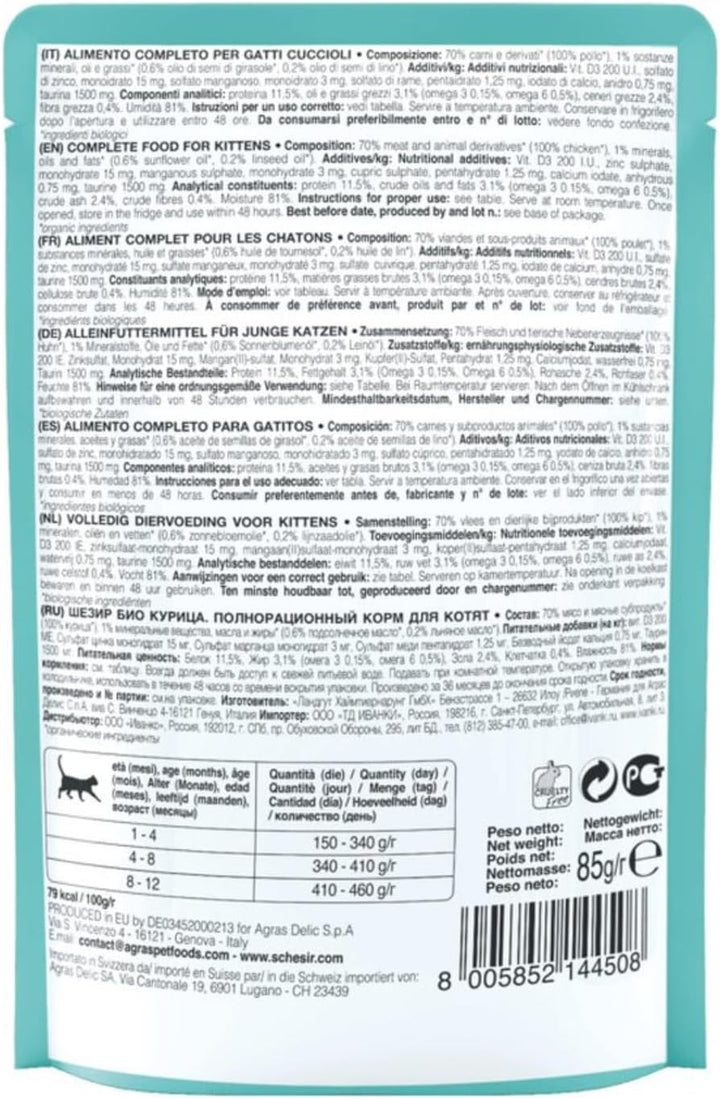  Schesir Kitten Bio Chicken-3