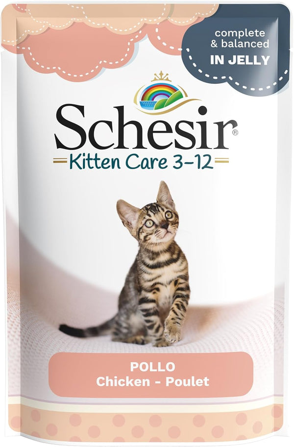  Schesir Kitten Pouch Jelly Chicken Fillets-1