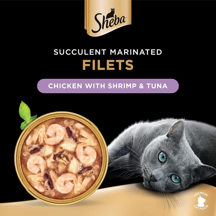 Sheba Cat Food Chicken with Shrimp & Tuna Filets-2