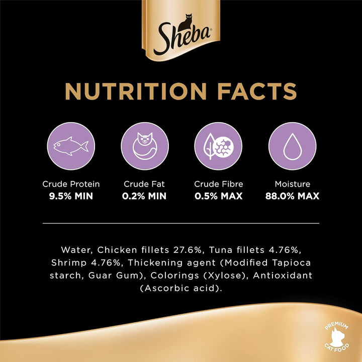 Sheba Cat Food Chicken with Shrimp & Tuna Filets-4