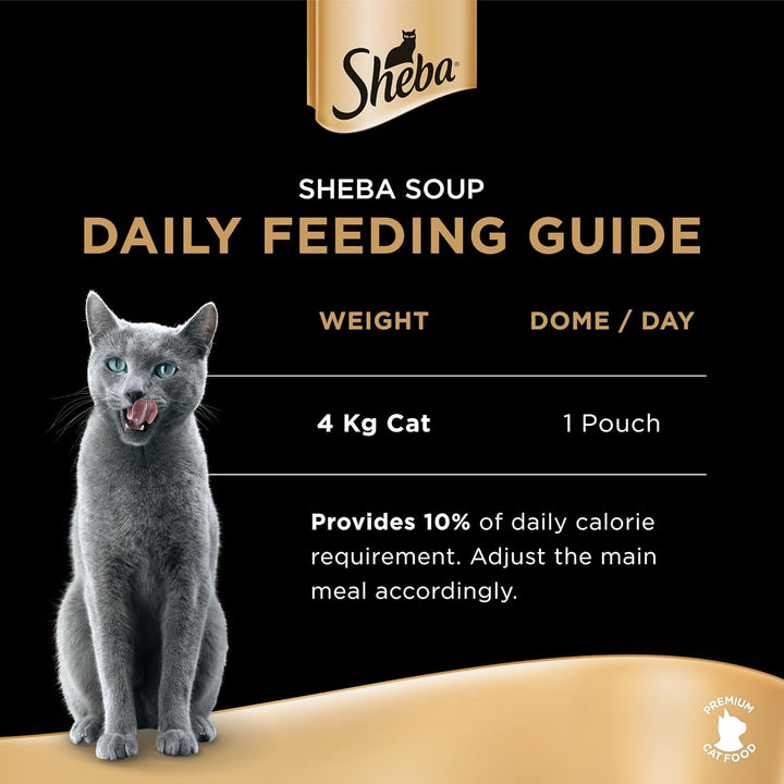Sheba Cat Soup with Chicken-4x40g-2