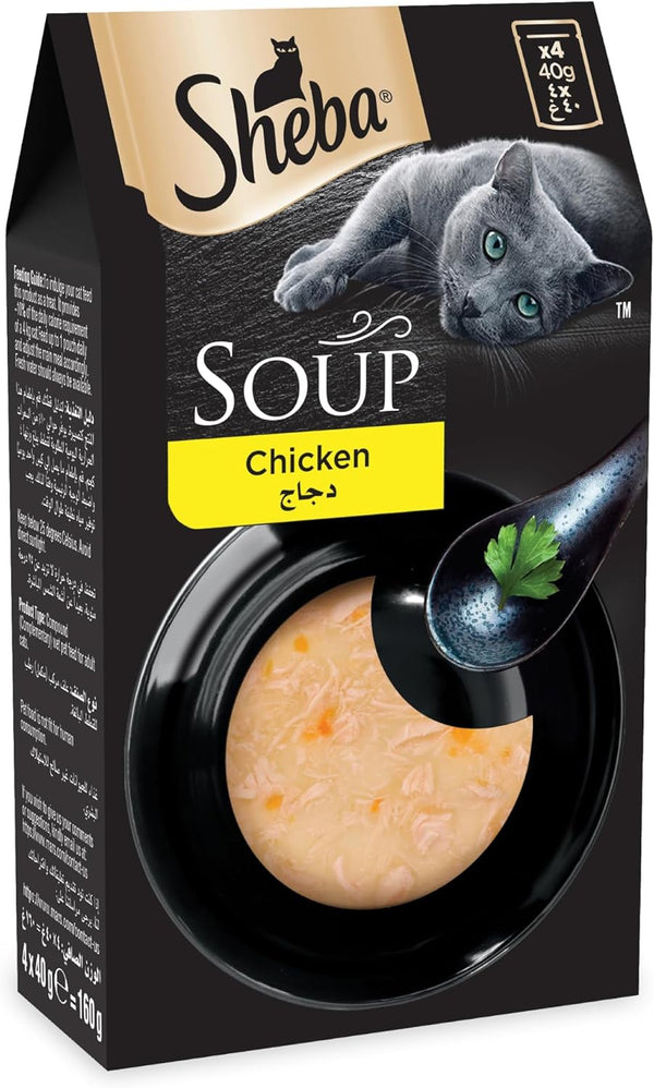 Sheba Cat Soup with Chicken-4x40g