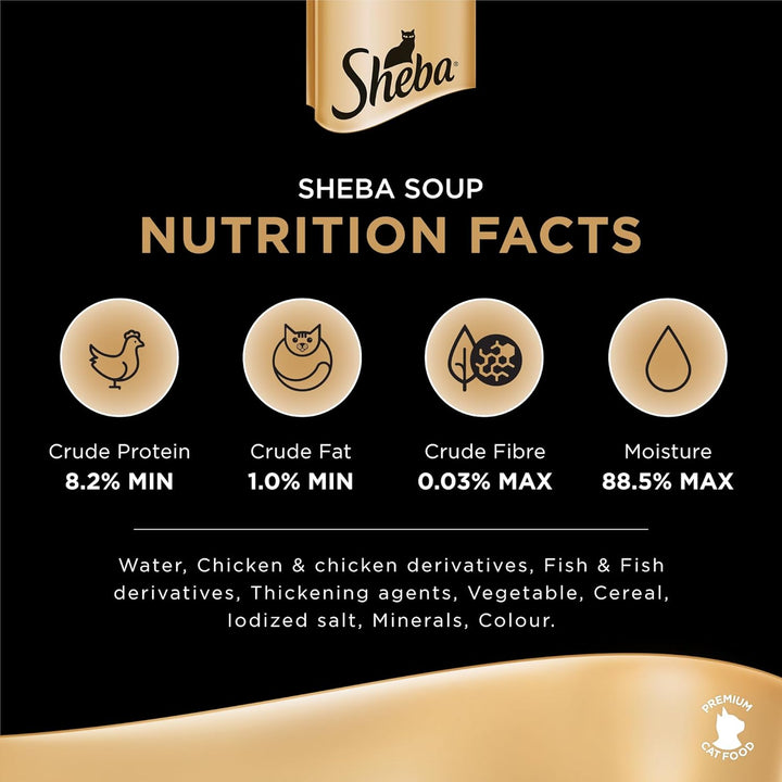 Sheba Cat Soup with Salmon-4x40g-1