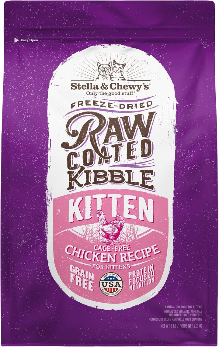 Stella & Chewys Raw Coated Premium Kibble Kitten Food-1