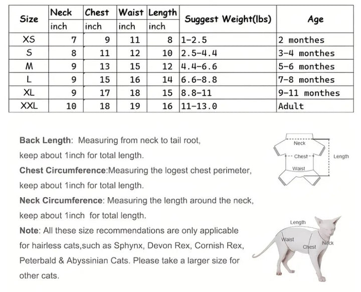 Summer Cooling Cat Vest for Hairless Breeds-4