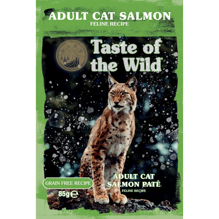 Taste Of The Wild Adult Cat Salmon Pate Grain-Free Wet Cat Food 85G-3