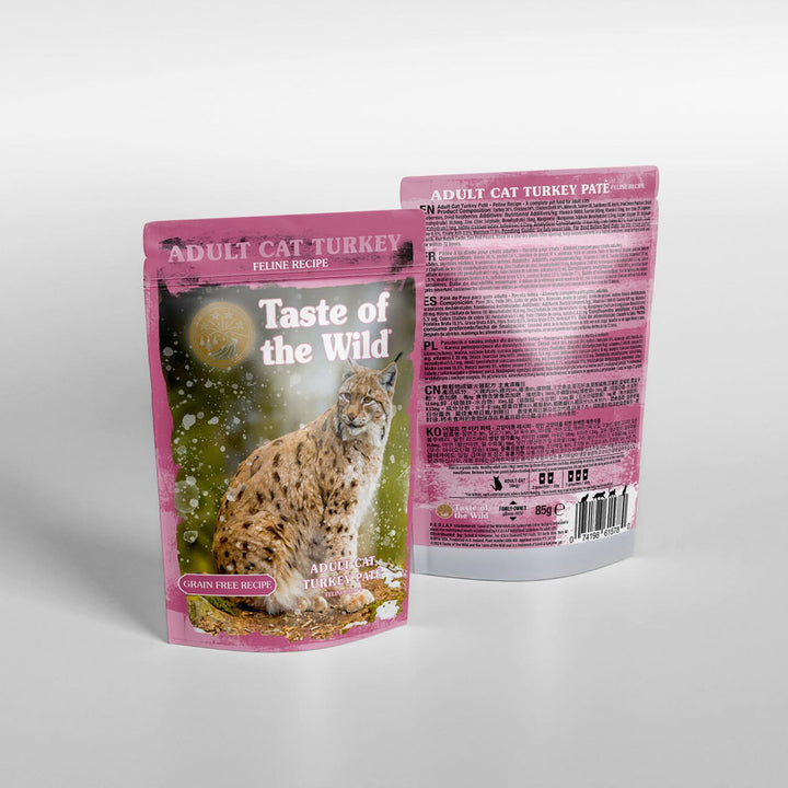 Taste Of The Wild Adult Cat Turkey Pate Grain-Free Wet Cat Food 85G-3