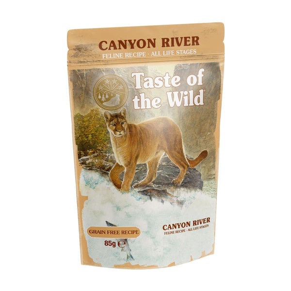 Taste Of The Wild Canyon River Chunks In Gravy Grain-Free Wet Cat Food 85G-1