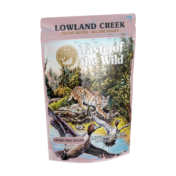 Taste Of The Wild Lowland Creek Chunks In Gravy Grain-Free Wet Cat Food 85G-1