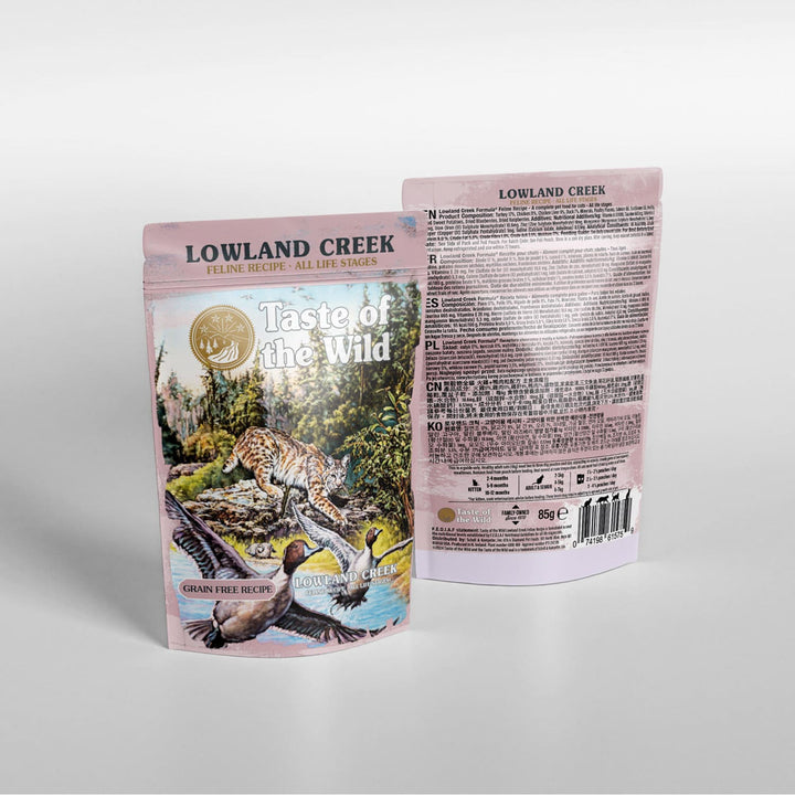 Taste Of The Wild Lowland Creek Chunks In Gravy Grain-Free Wet Cat Food 85G-2