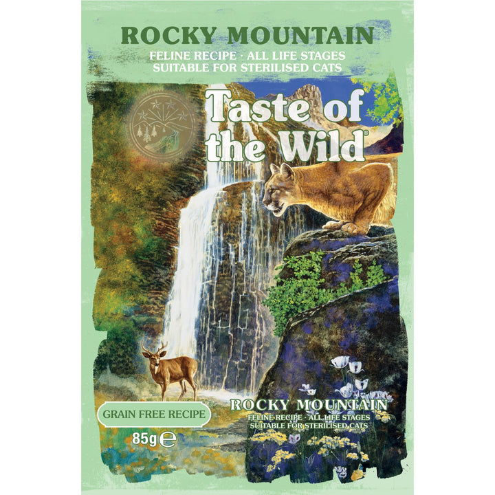 Taste Of The Wild Rocky Mountain Chunks In Gravy Grain-Free Wet Cat Food 85G-3