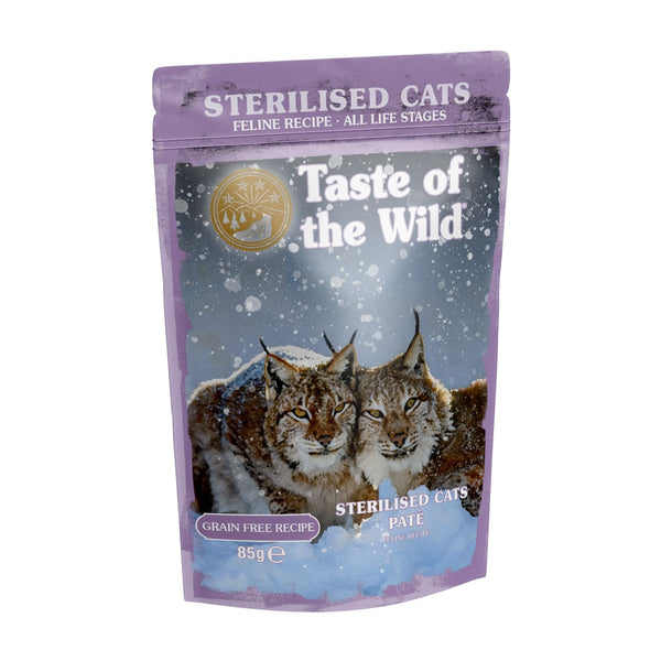 Taste Of The Wild Sterilised Cat Pate Grain-Free Wet Cat Food 85G-1