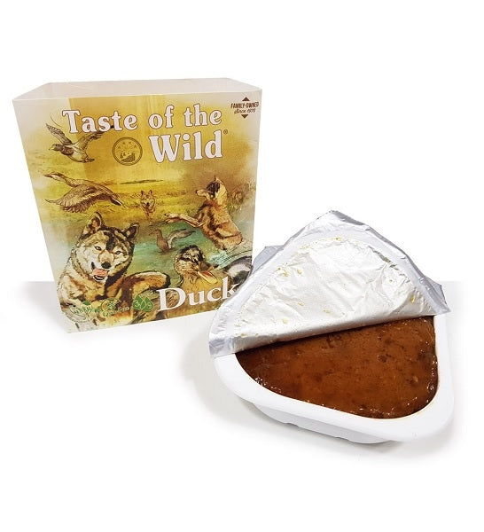 Taste of the Wild Duck with Fruit & Vegetables Tray Wet Dog Food 390G 2