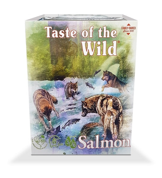 Taste of the Wild Salmon with Fruit & Vegetables Tray Wet Dog Food 390G
