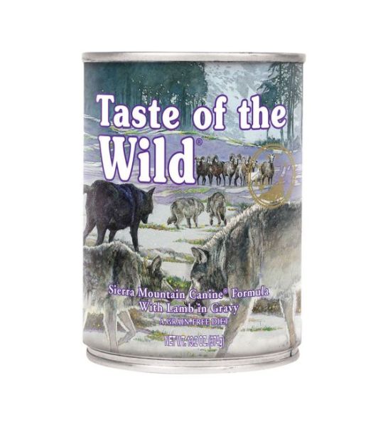 Taste of the Wild Sierra Mountain Canine in Gravy Wet Dog Food 390G