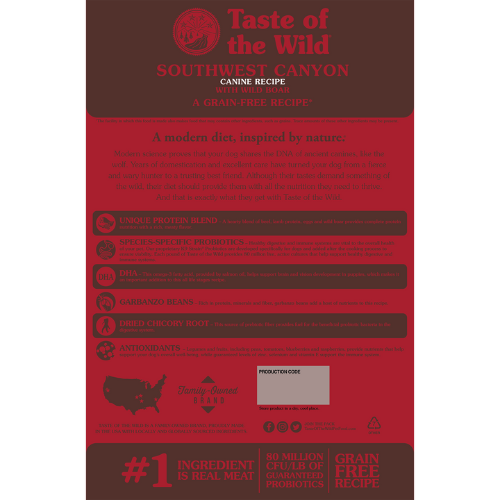 Taste of the Wild Southwest Canyon Canine Formula Dry Dog Food-2