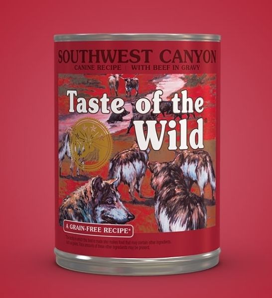 Taste of the Wild Southwest Canyon Canine with Beef in Gravy Wet Dog Food 390G 2