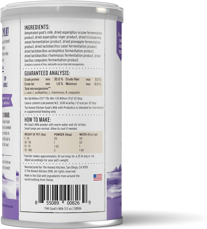 The Honest Kitchen Instant Goat's Milk-2