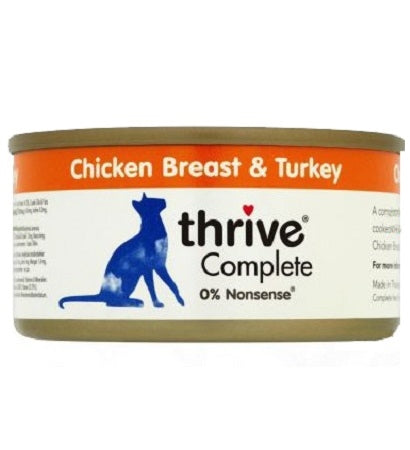 Thrive Complete Chicken Breast with Turkey Wet Cat Food 