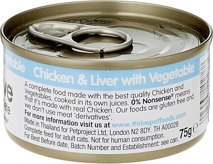 Thrive Complete Chicken & Liver with Vegetable Wet Cat Food-1