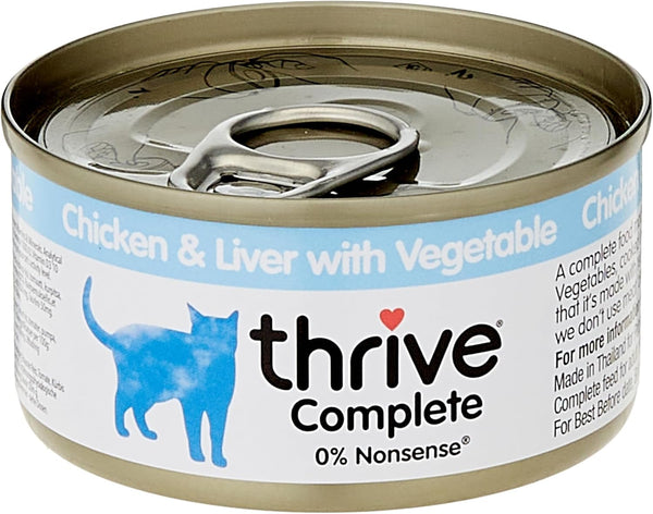 Thrive Complete Chicken & Liver with Vegetable Wet Cat Food