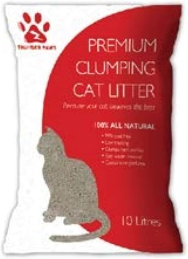 Thunder Paws Advance Care Unscented Clumping Cat Litter 10L
