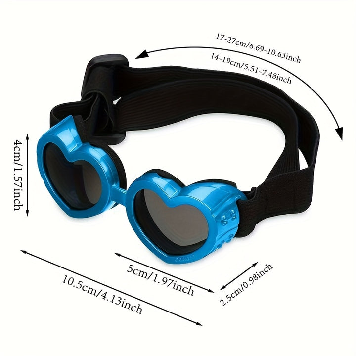 UV Protection Foldable Noseband Goggles with Anti-Glare Design-3