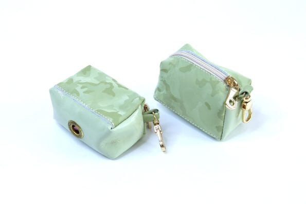 WASABI LEATHER POOP BAG POUCH-1