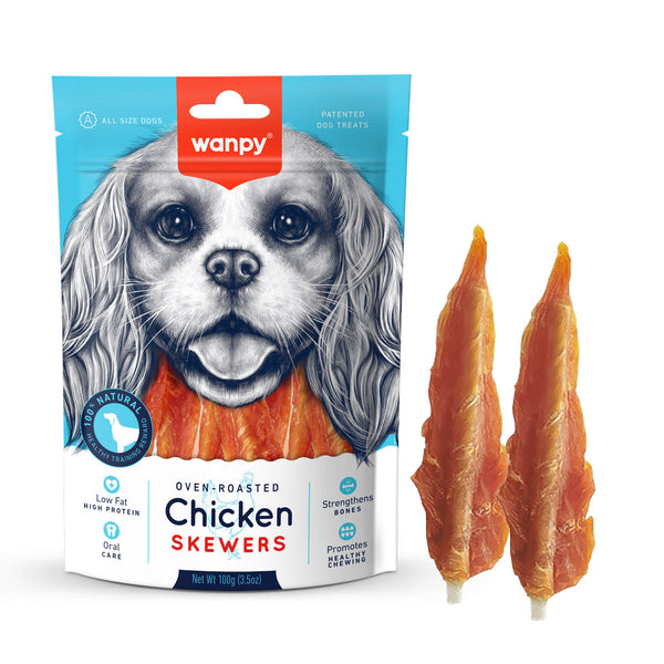 Wanpy Chicken Skewers Dog Treats