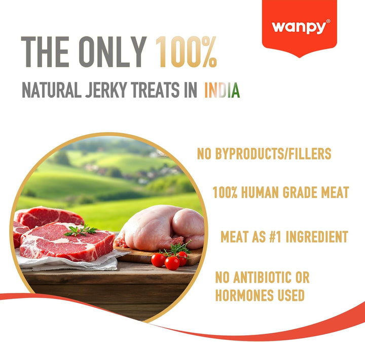 Wanpy Lamb Sausages Dog Treats 100g-2