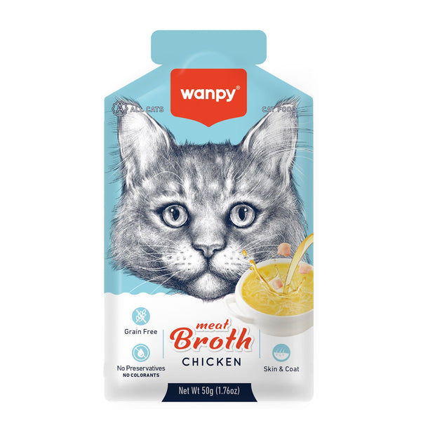 Wanpy Meat Broth Chicken for Cats