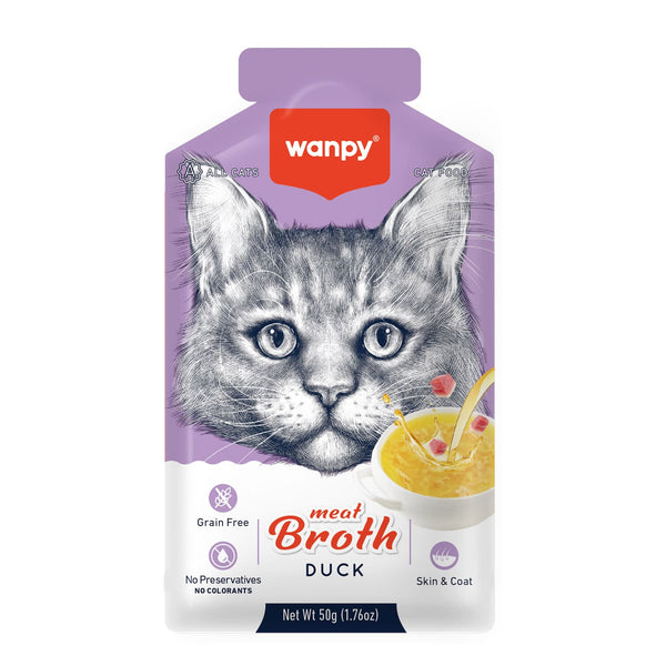 Wanpy Meat Broth Duck for Cats
