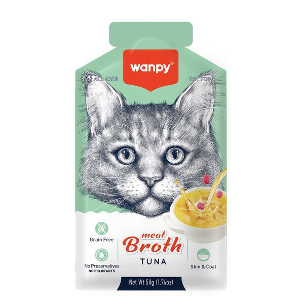 Wanpy Meat Broth Tuna for Cats