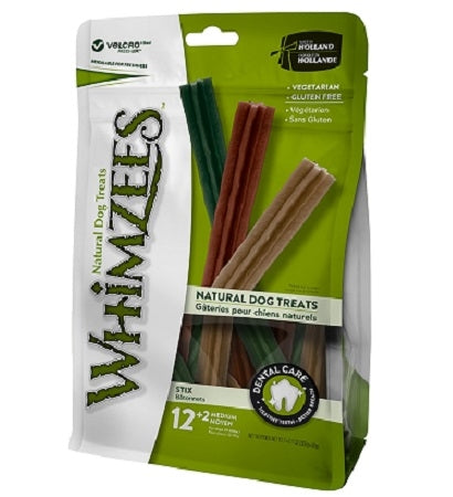 Whimzees Stix Dental Chew for Medium Dogs 14PCS 14PCS