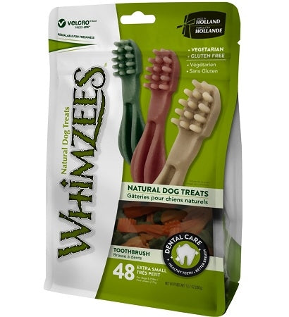 Whimzees Toothbrush Dental Chew Extra Small Value Pack Dog Chews 360G