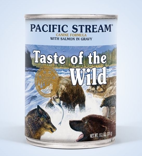 Wild Pacific Stream Canine Salmon in Gravy Wet Dog Food 390G 2