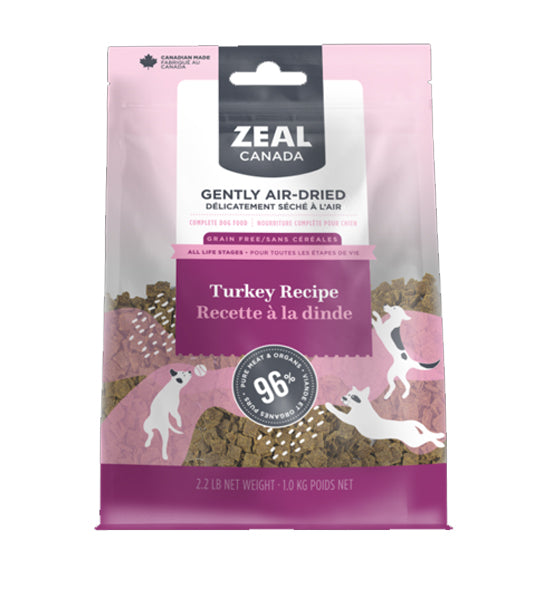 Zeal Air Dried Turkey Recipe Dry Dog Food-1