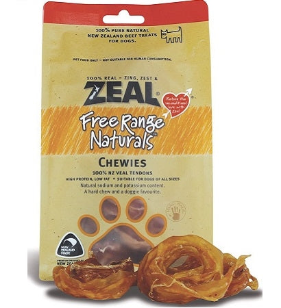 Zeal Pet Food Free Range Naturals Chewies Dog Treats 125G
