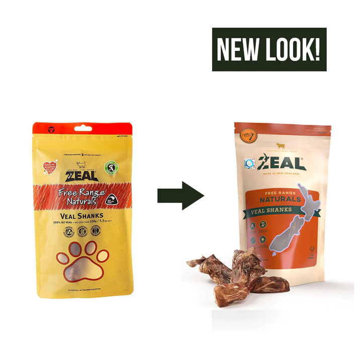 Zeal Pet Food Free Range Naturals Veal Shanks Dog Treats 150G-3